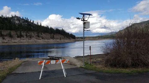 Lake Roosevelt, low water table