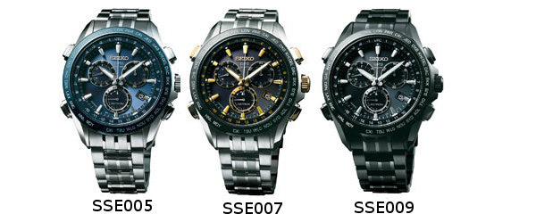 Different models of Seiko Astron