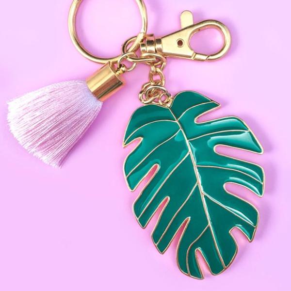 Monstera Leaf Keychain Little Arrow