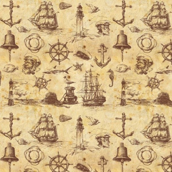 vintage nautical wallpaper