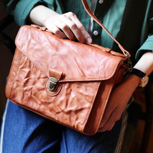 women's genuine leather satchel handbags