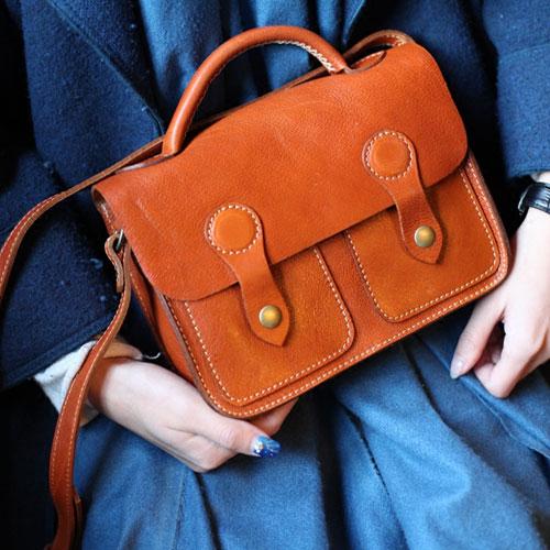 brown messenger bag purse