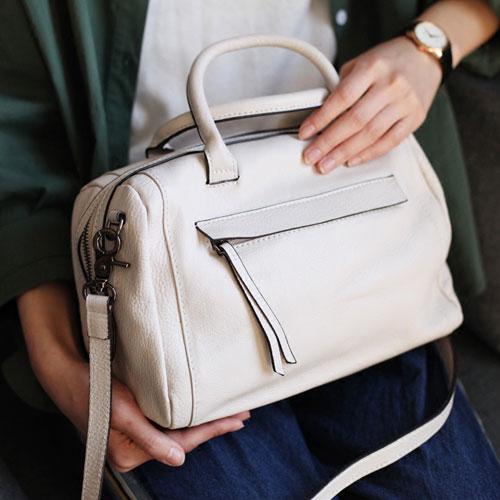 white leather handbags