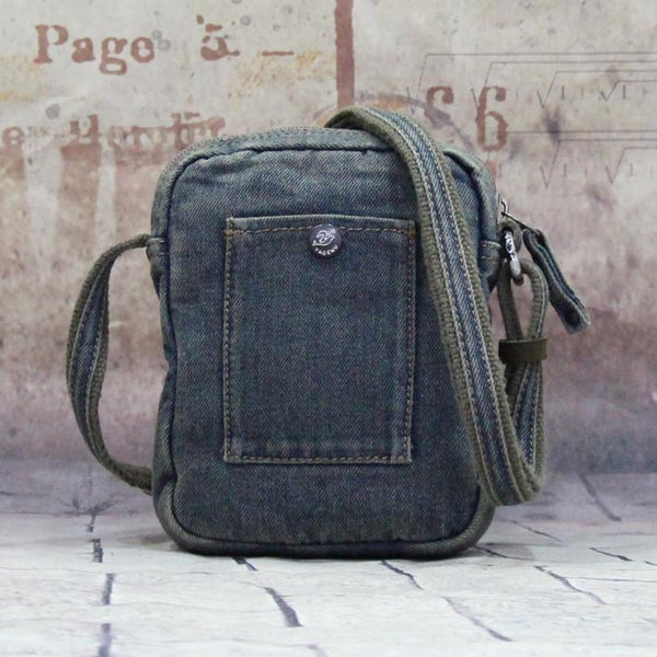 denim messenger bag