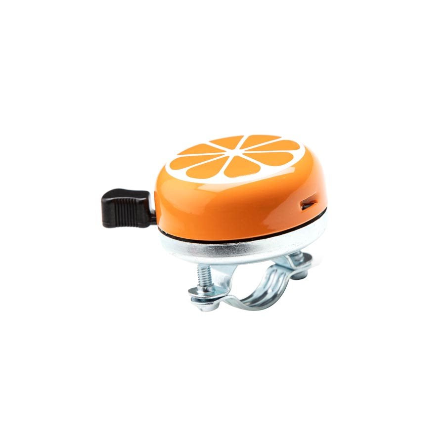 orange bicycle bell