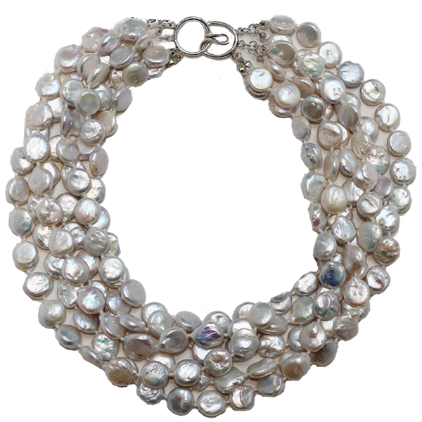 Coin Pearl Necklace | Gale Grant
