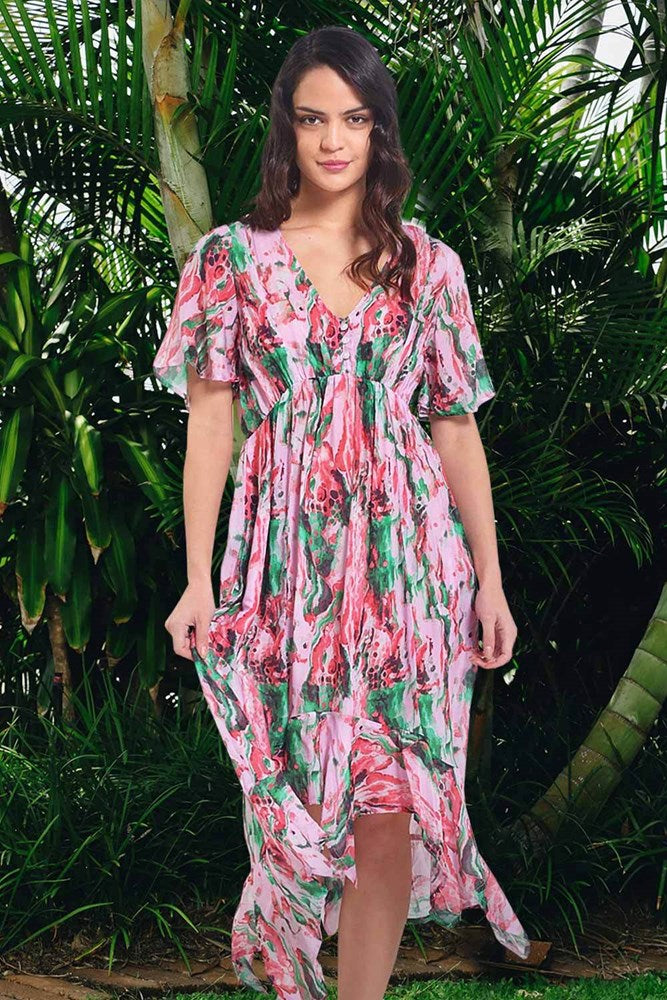 Cascade Dress Musk - Kabana Shop
