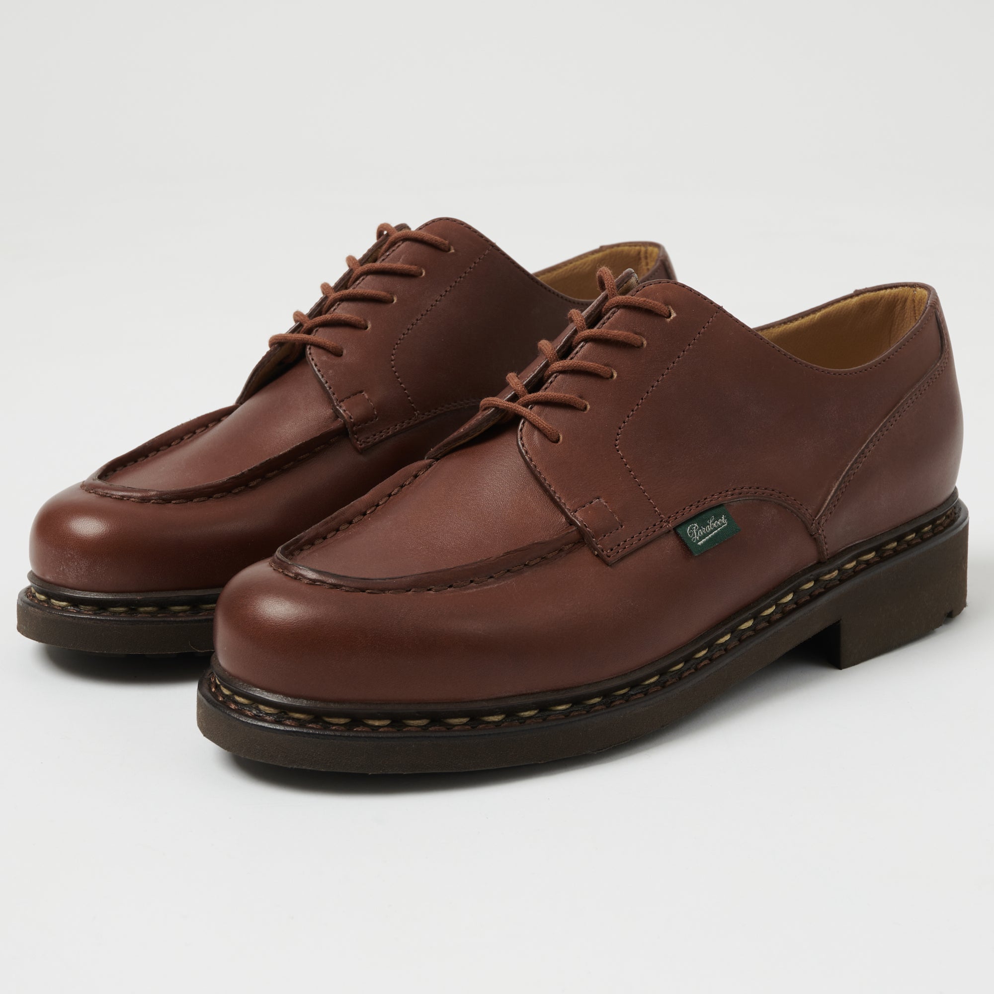 Paraboot Chambord Tex Shoe - Brown Lisse Marron | Son of a Stag