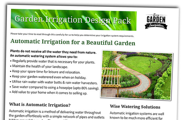 Free Irrigation Design Service