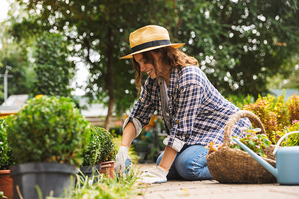 Happy Gardener Smiling