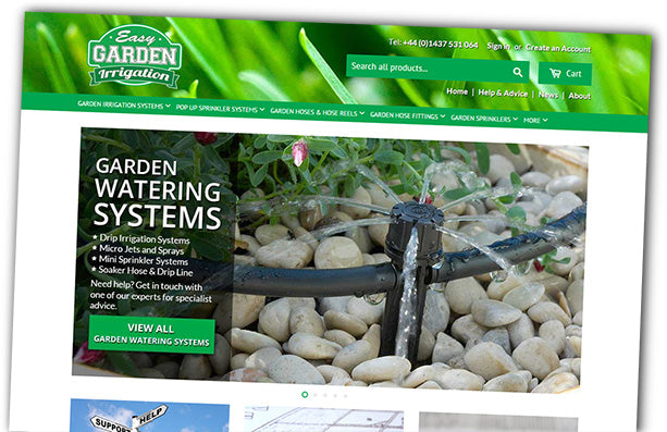 New Easy Garden Irrigation Website
