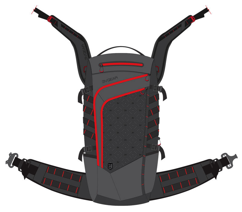 3V Gear Frame Backpack Prototype
