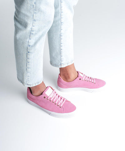 zapatillas rosas hombre y mujer