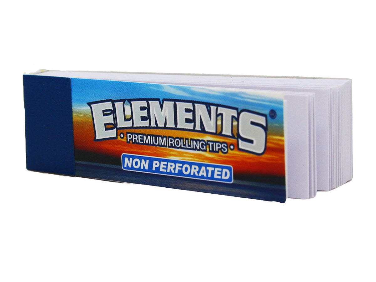 FULL BOX 50 Packs of ELEMENTS Perforated ROLL UP TIPS/ 50 per Pack/ 2500 Total 
