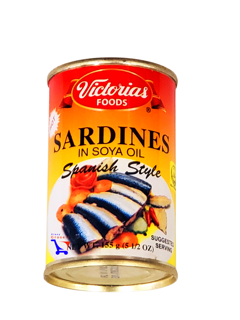 Victorias SARDINES Spanish Style 5.5oz (155g) - Pinoy Groseri | Pinoy