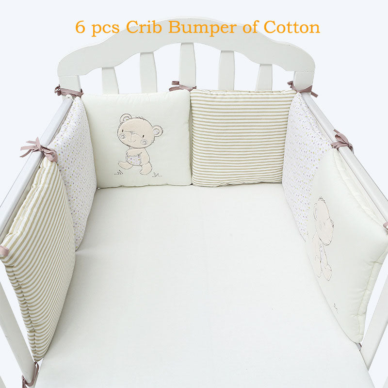 girl cot bumper