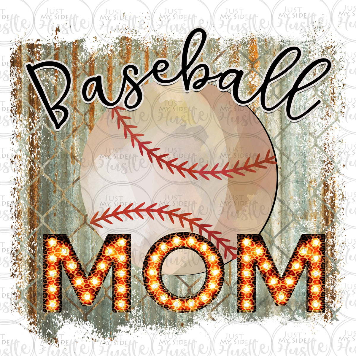 Moms Love Baseball Png Sublimation Designs Digital Download