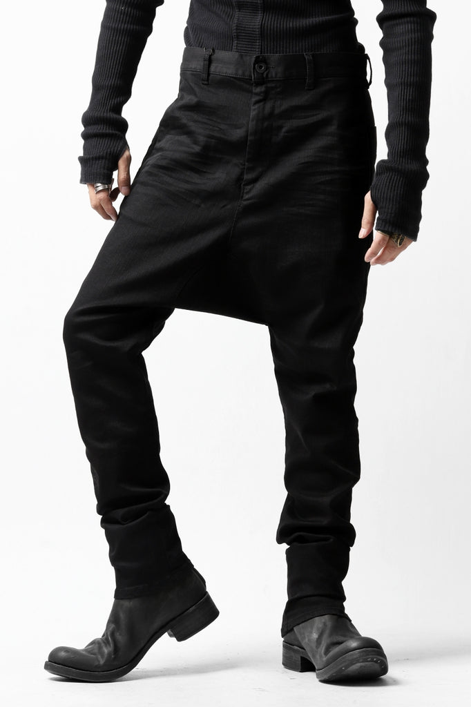 ISAMU KATAYAMA BACKLASH SARROUEL PANTS / HIGH POWER STRETCH DENIM