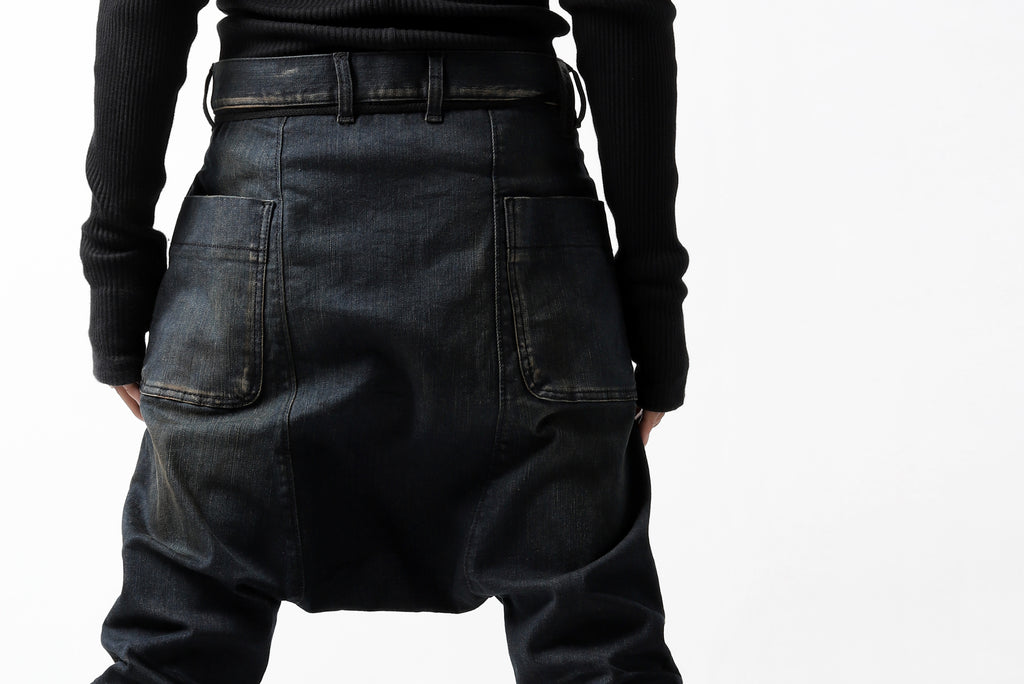 ISAMU KATAYAMA BACKLASH SARROUEL PANTS / HIGH POWER STRETCH DENIM