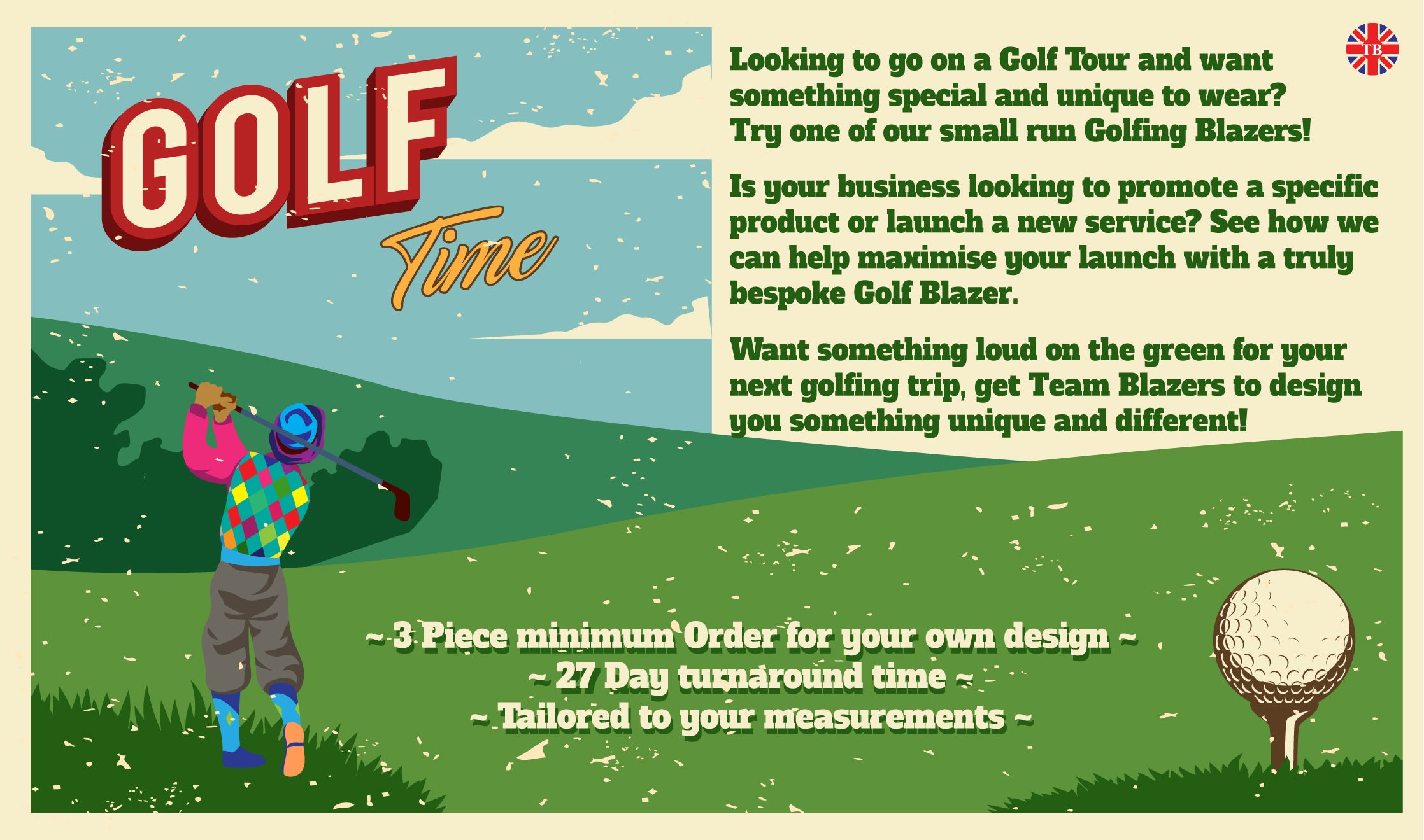 Corporate Golf Blazers - Custom Golf Blazers - Team Blazers