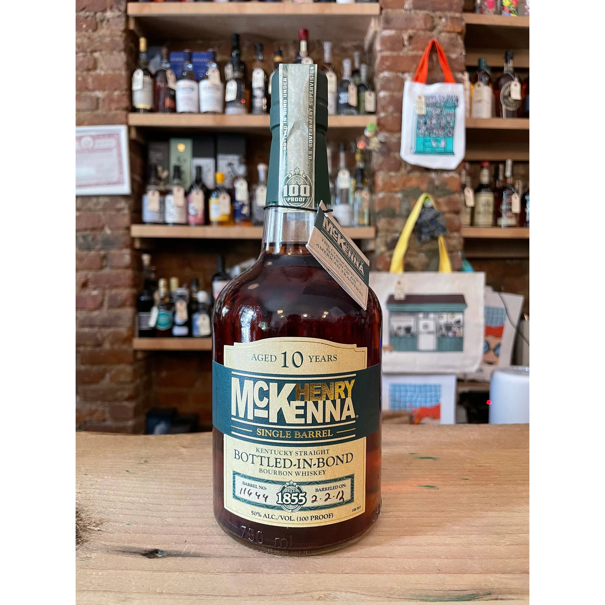 Henry McKenna 10yo Single Barrel Bottled in Bond #7442 50% 750ml