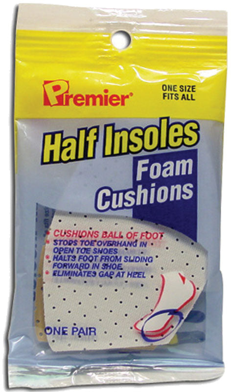 Premier Half Insoles Foam Cushions One Size Fits All 