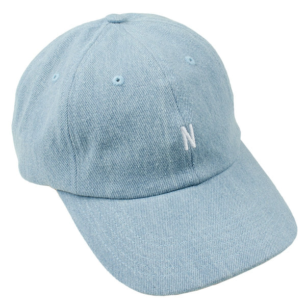 norse projects denim cap