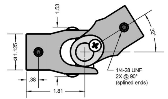 universal joint drawing