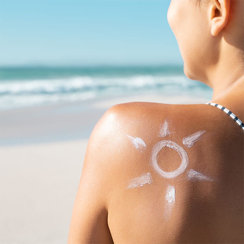 Use spf 30 and visit your board certified dermatologist for an annual cancer screening