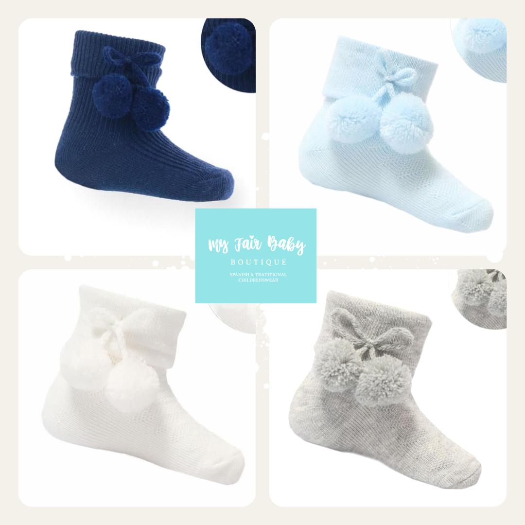 Style Ankle Pom Pom Socks – My Baby Boutique