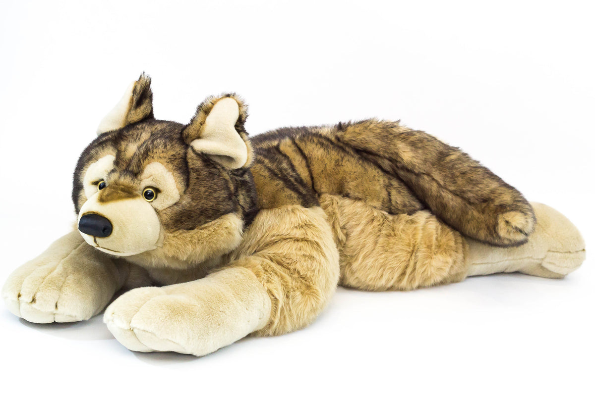 stuffed wolf plush