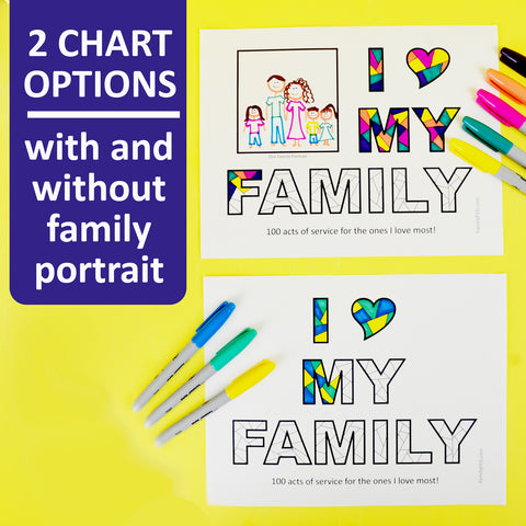 100 Ways to Serve Your Family + SERVICE CHARTS! Service Ideas for Kids and Parents