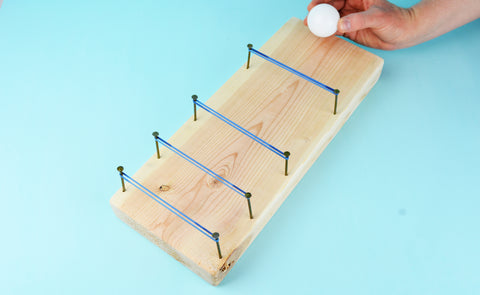 Bounce the ball across the Board Bounce game board by Family FED