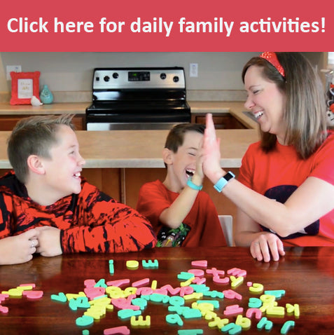 Daily activity ideas for families (family blog)