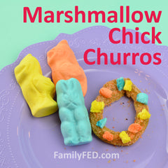 Marshmallow Bunnies and Chicks churros by FamilyFED.com