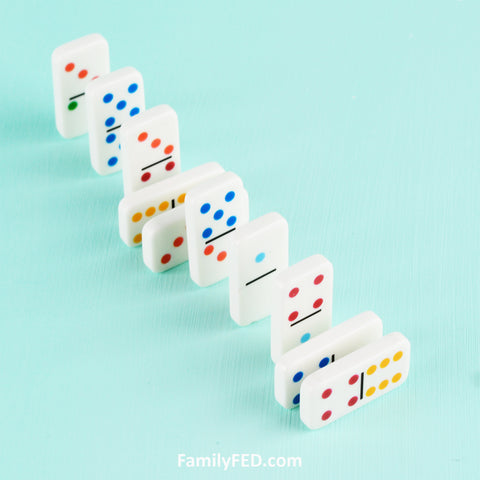 Domino reactions--turn some dominoes sideways