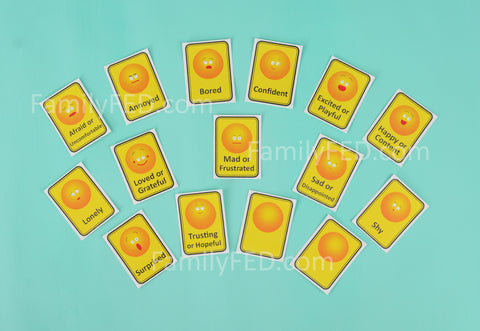 Emoji Emotions cards from Family F.E.D.