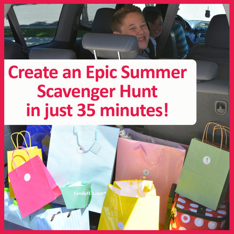 Create an Epic Summer Scavenger Hunt to kick off summer 