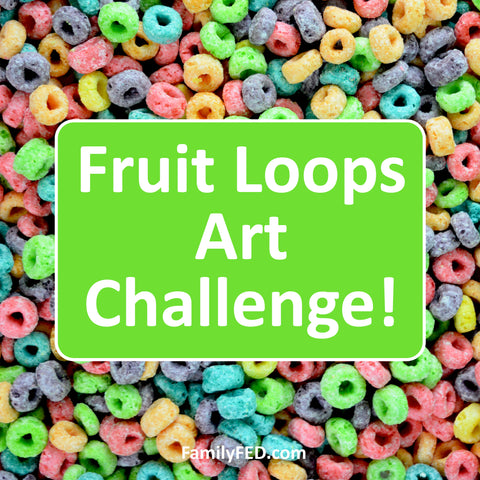 Join the Fruit Loops Art Challenge! Fruit Loops Arts and Crafts—a Creativity Exercise with Fun and Food