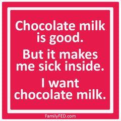 Chocolate milk haiku