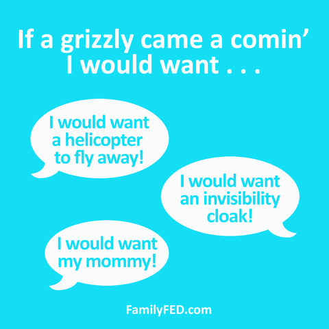 If a Grizzly Came a Comin’ Printable Game for to Spark Creativity and Laughter at Camps, Parties, and Family Game Night