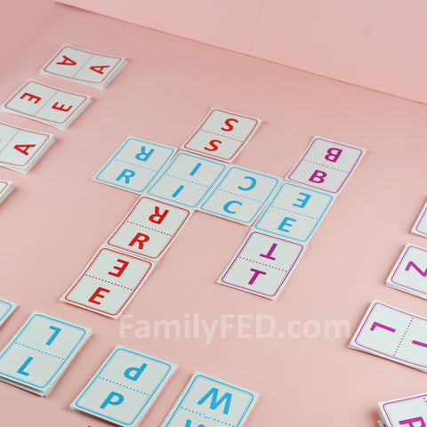 Lightning Letters word game for families, parties, and solo play