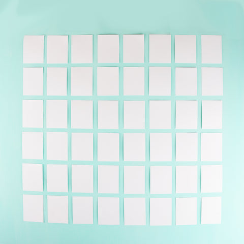 Setup for Mismatched Socks reverse-memory game in a 6x8 grid