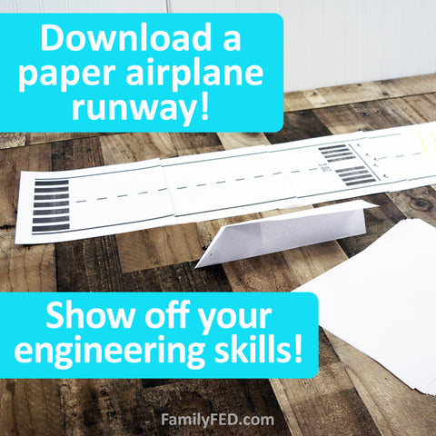 STEM activity with engineering skills to build the best paper airplane