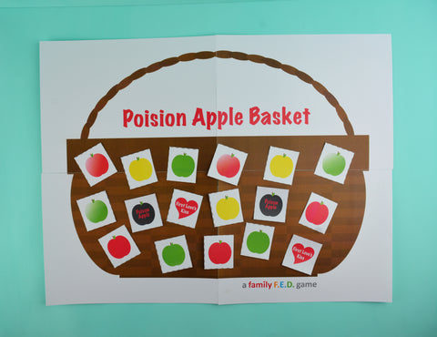 Downloadable Poison Apple Basket game from Family F.E.D.