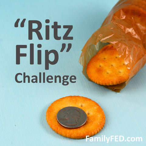 Ritz Flip Challenge—easy boredom buster idea for families, kids, and teens