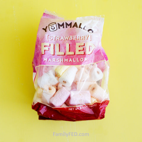 Yümmallo Strawberry-Filled Marshmallows in Ultimate S'mores Marshmallow Taste Test