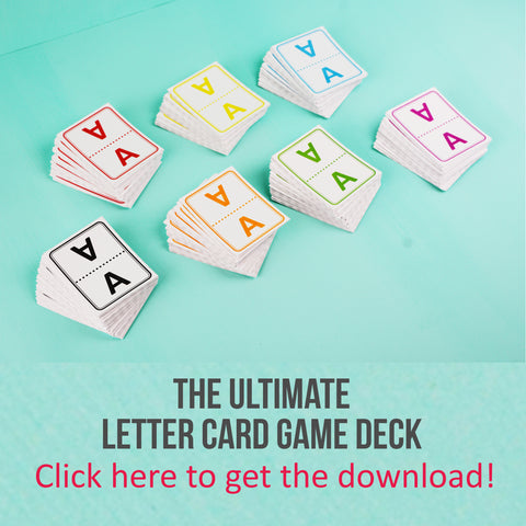 Ultimate Letter Card Game Deck by Family FED