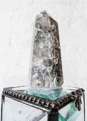 20% SALE Psychedelic Phallic Tower Beveled Glass Jewelry Display Box