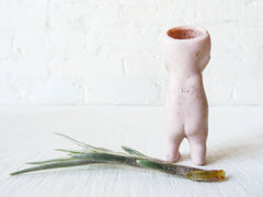 Baby Antique German Bisque Doll Air Plant Garden Mini Planter